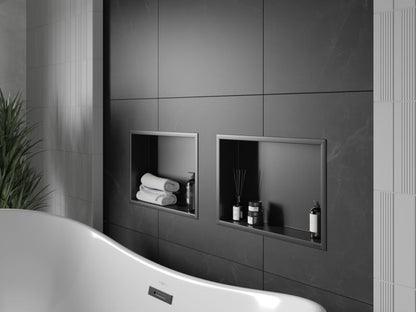 Indbygget hylde Mexen X-Wall-R sort 45 x 30 cm 1 stk.