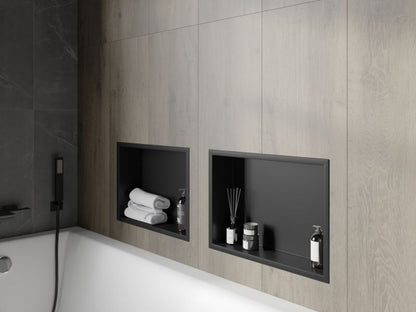 Indbygget hylde Mexen X-Wall-R sort 45 x 30 cm 1 stk.