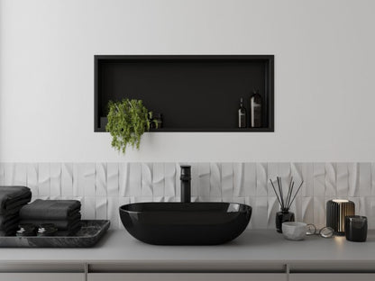 Indbygget hylde Mexen X-Wall-R sort 75 x 30 cm 1 stk.