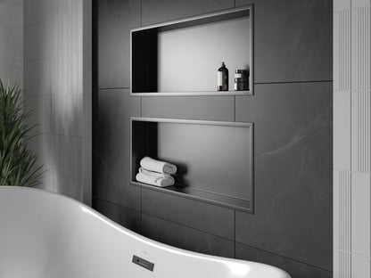 Indbygget hylde Mexen X-Wall-R sort 75 x 30 cm 1 stk.