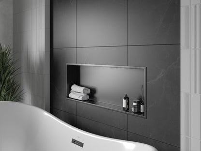 Indbygget hylde Mexen X-Wall-R sort 90 x 30 cm 1 stk.