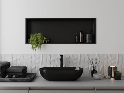 Indbygget hylde Mexen X-Wall-R sort 90 x 30 cm 1 stk.