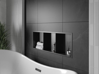 Indbygget hylde Mexen X-Wall-R sort 90 x 30 cm 1 stk.