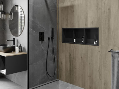 Indbygget hylde Mexen X-Wall-R sort 90 x 30 cm 1 stk.