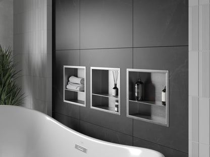 Indbygget hylde Mexen X-Wall-R inox 30 x 30 cm 1 stk.