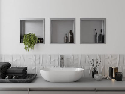 Indbygget hylde Mexen X-Wall-R inox 30 x 30 cm 1910303010 1 stk.