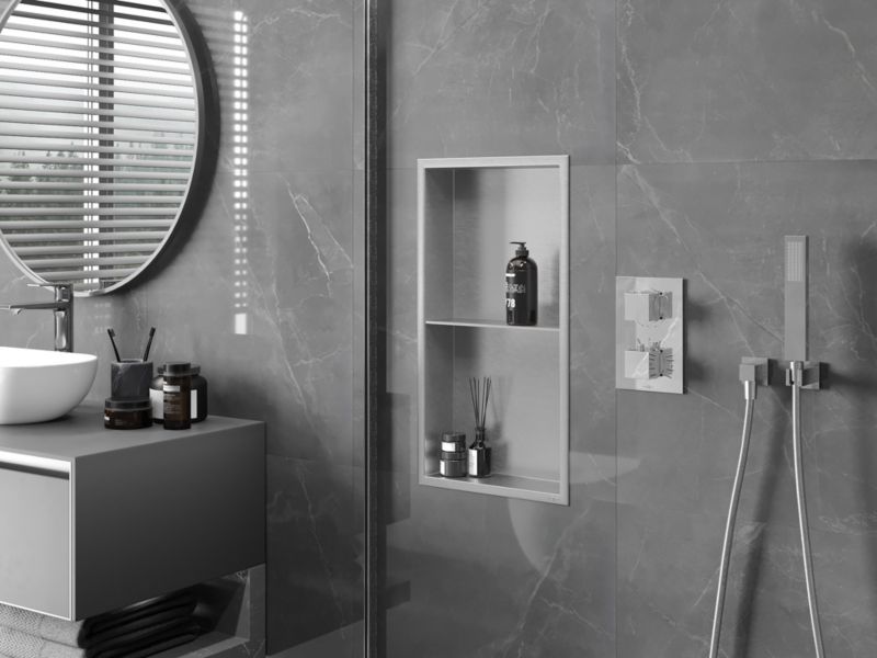 Indbygget hylde Mexen X-Wall-R inox 60 x 30 cm 1 stk.