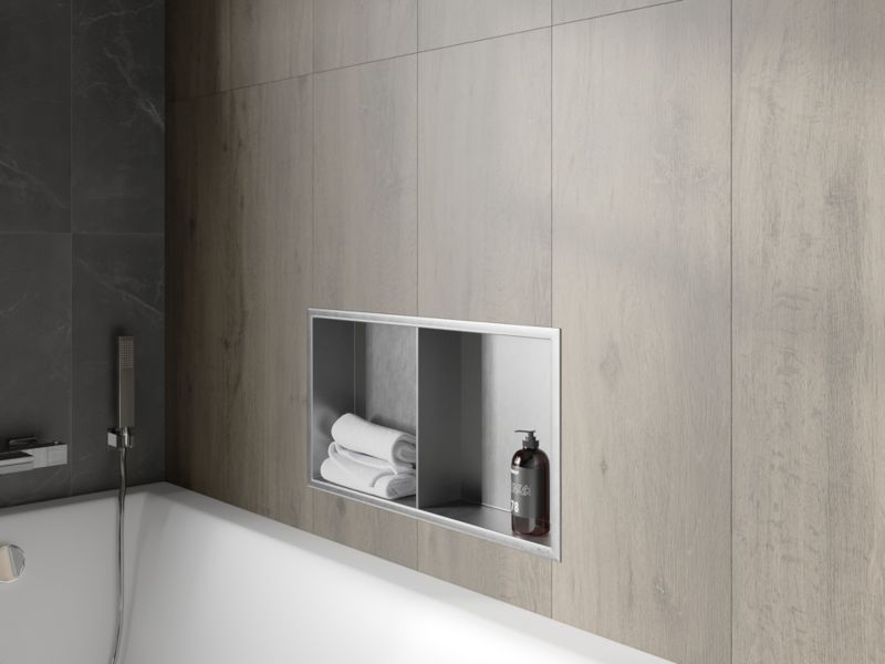 Indbygget hylde Mexen X-Wall-R inox 60 x 30 cm 1 stk.