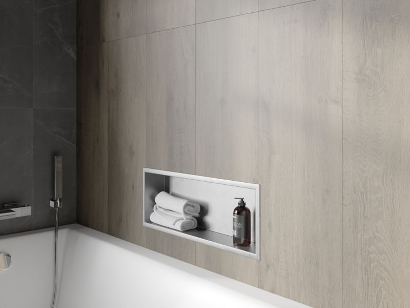 Indbygget hylde Mexen X-Wall-R inox 60 x 20 cm, 1 stk.