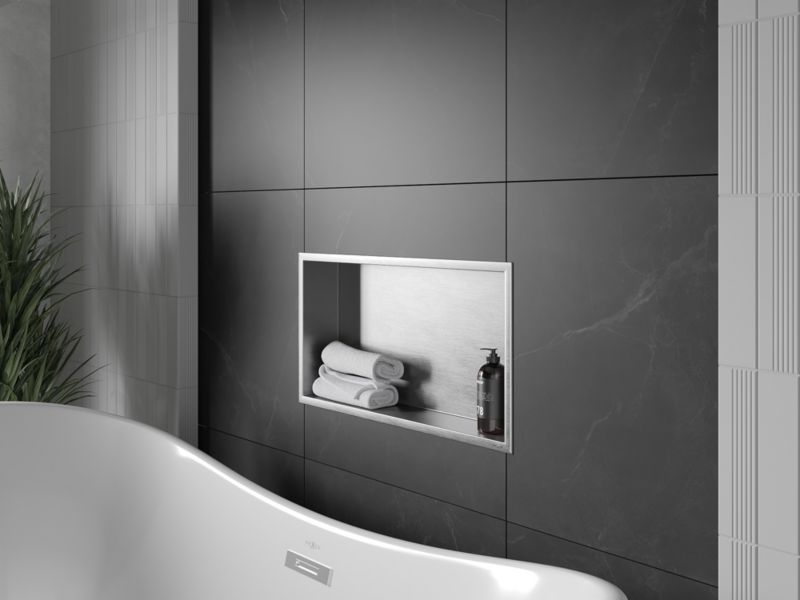 Indbygget hylde Mexen X-Wall-R inox 60 x 30 cm 1 stk.