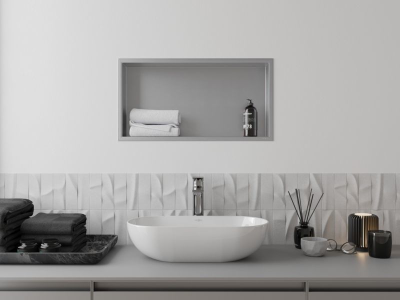 Indbygget hylde Mexen X-Wall-R inox 60 x 30 cm 1 stk.