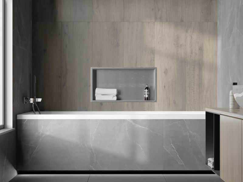 Indbygget hylde Mexen X-Wall-R inox 60 x 30 cm 1 stk.