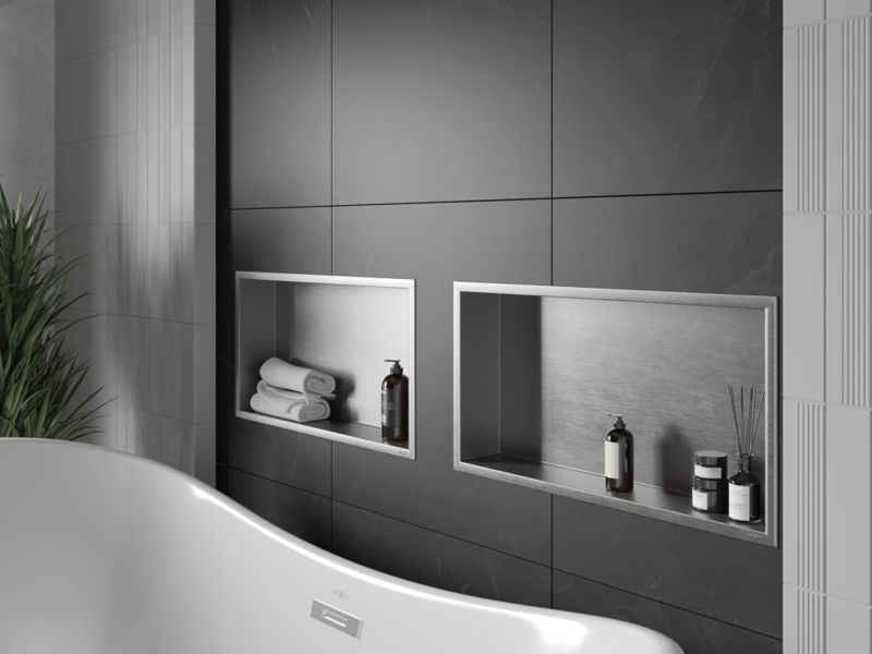 Indbygget hylde Mexen X-Wall-R inox 60 x 30 cm 1 stk.