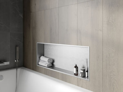 Indbygget hylde Mexen X-Wall-R inox 90 x 30 cm 1910903010 1 stk.