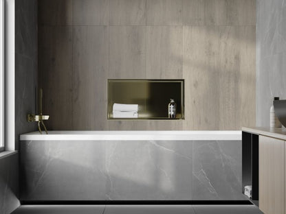 Indbygget Mexen X-Wall-R hylde i guld 60 x 30 cm, 1 stk.