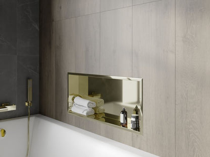 Indbygningshylde Mexen X-Wall-R i guld 75x30 cm 1 stk.