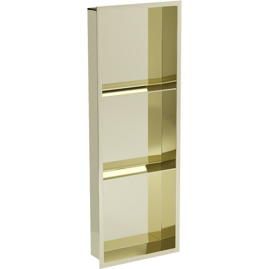 Indbygget hylde Mexen X-Wall-R i guld 90 x 30 cm, 1 stk.