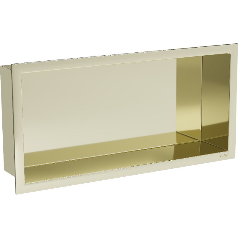 Indbygningshylde Mexen X-Wall-R i guld 45 x 20 cm, 1 stk.