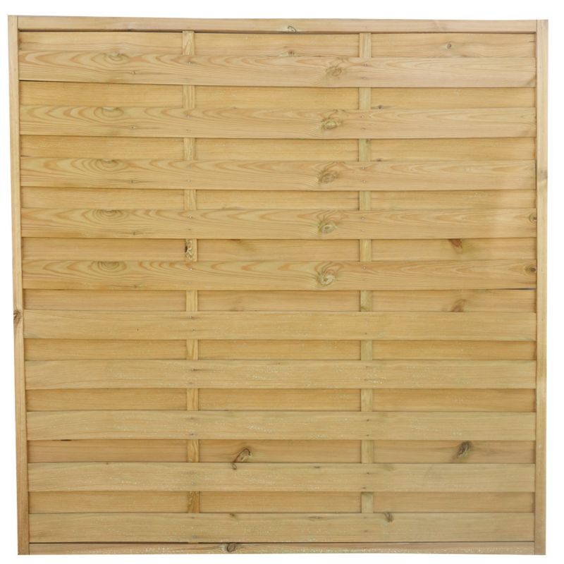 Roma lamelhegn PO lige 180x180 cm 1 stk.