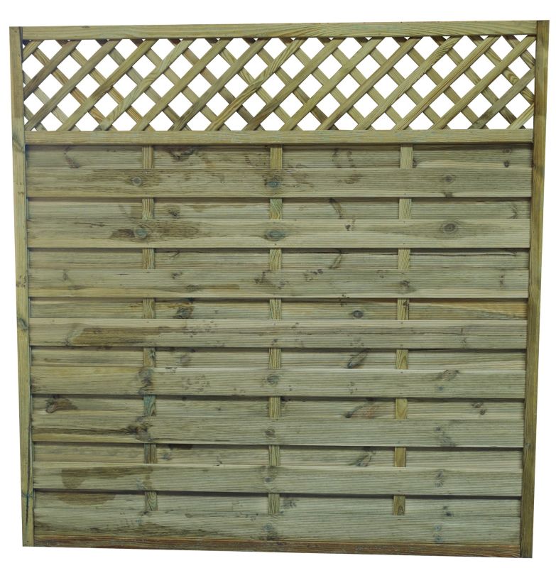 Terrassehegn med Roma-gitter 180 x 180 cm, 1 stk.