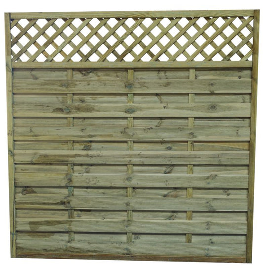 Terrassehegn med Roma-gitter 180 x 180 cm, 1 stk.