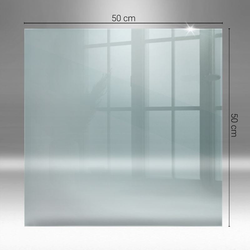 Glasgulvplade 50x50 cm Transparent 4 mm | 4069491002838