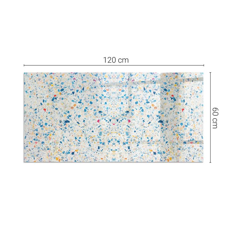 Glasplade til Pejs 120x60 cm Hærdet Glas