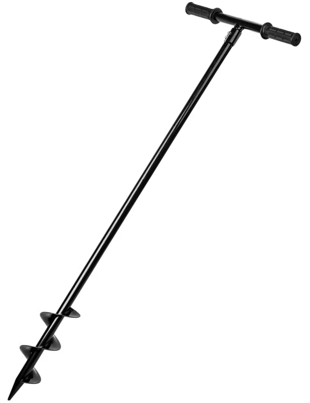 Pælebor 100 mm Sort Metal