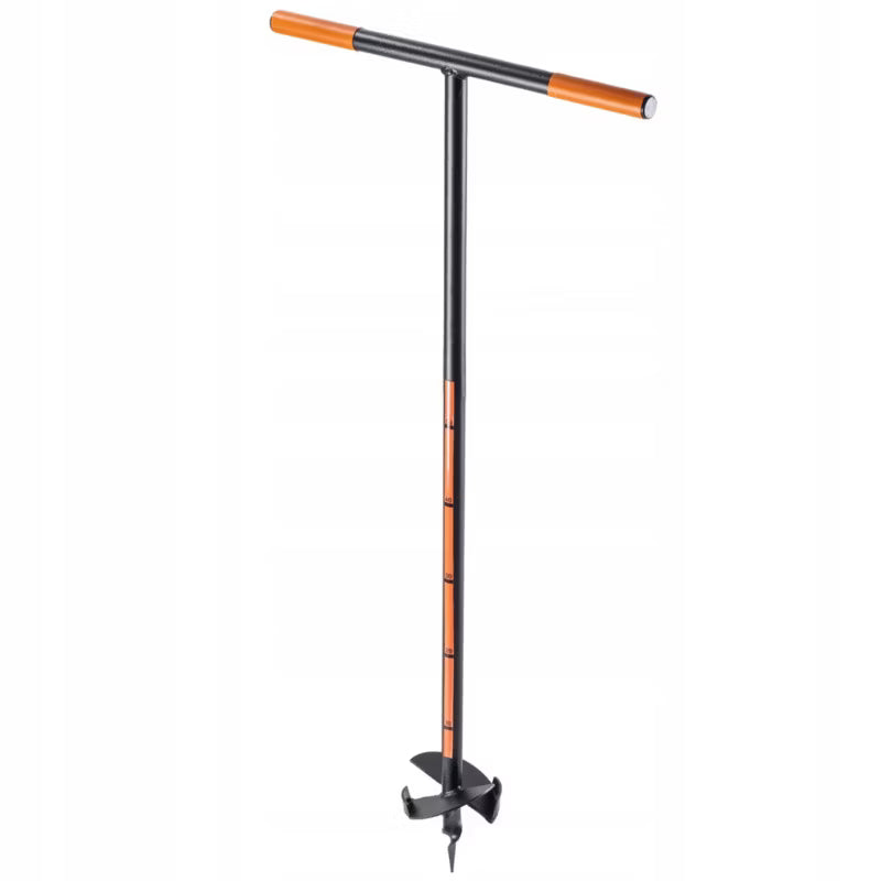 Pælebor 130 mm Sort Stål