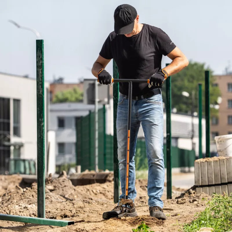 Pælebor 130 mm Sort Stål