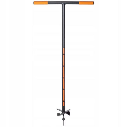 Pælebor 130 mm Sort Stål
