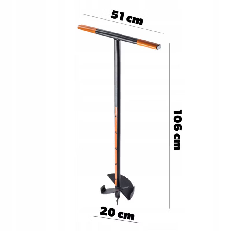 Pælebor Manuel 20 cm Stål