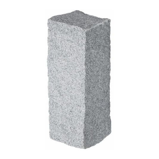 Granitpalisade 10 x 10 x 25 cm grå