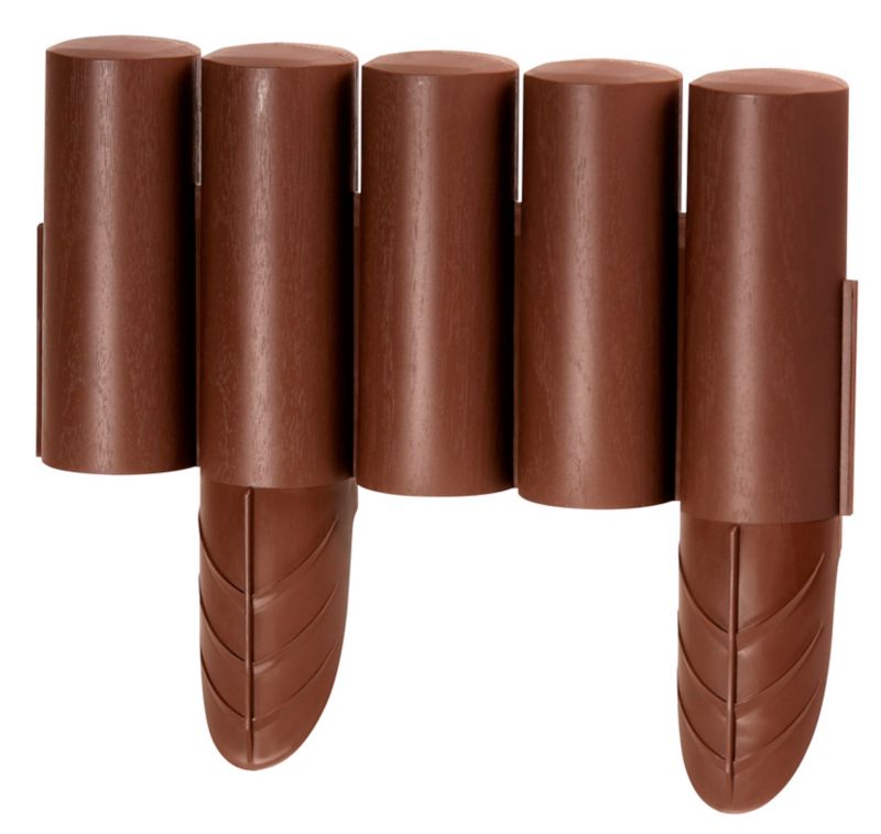 Ipal Plus havepalisade 2,4 m brun