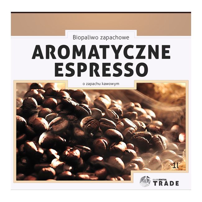 Aromatisk espresso biopejsbrændstof 1 l