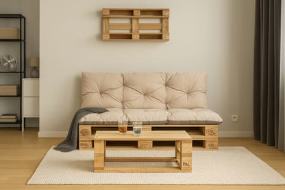 Pallehynde Enkel 120x60 cm Beige