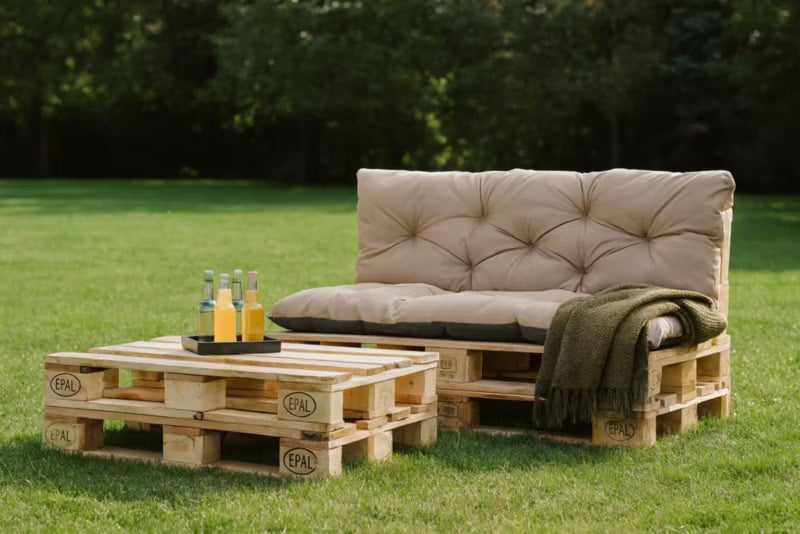 Pallehynde Enkel 120x60 cm Beige