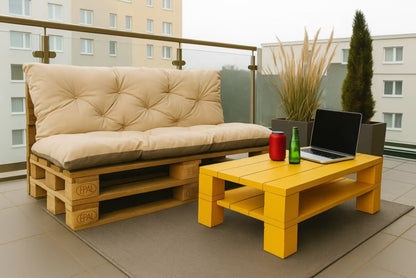 Pallehynde Enkel 120x60 cm Beige