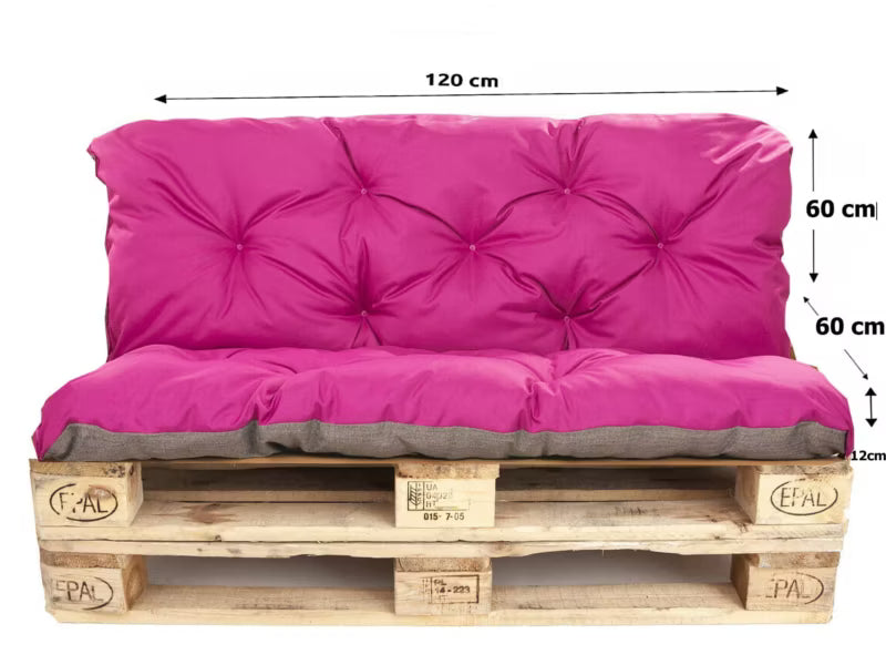 Pallehynde Enkel 120x60 cm Lyserød