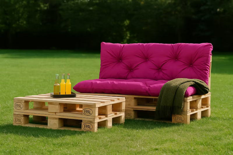 Pallehynde Enkel 120x60 cm Lyserød