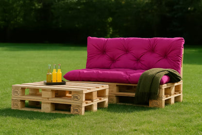 Pallehynde Enkel 120x60 cm Lyserød