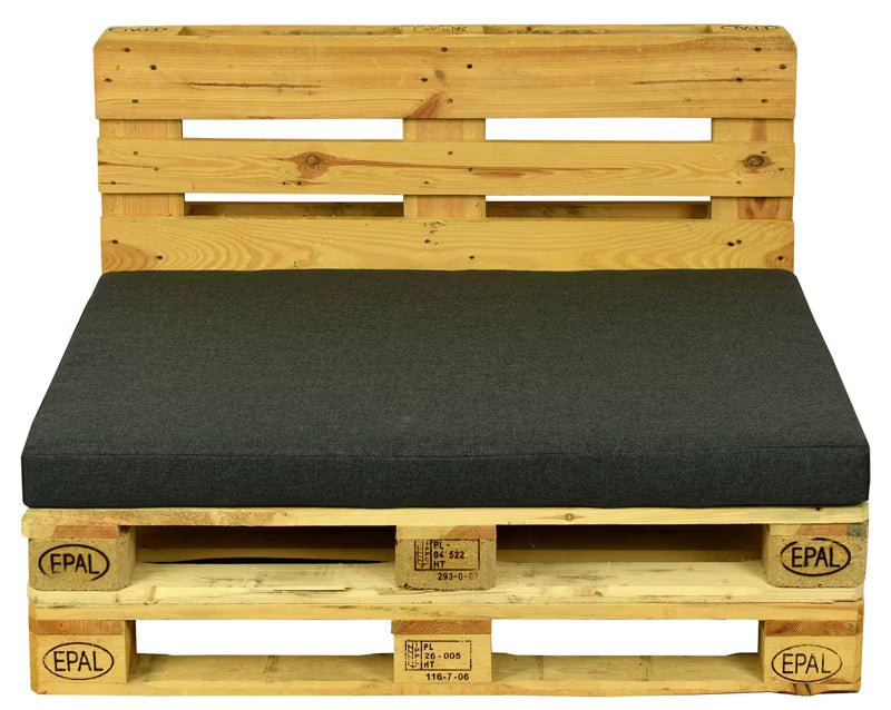 Pallehynde Jurata 120x80 cm Mørkegrå