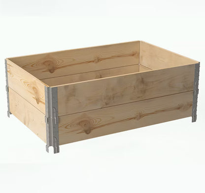 Palleramme Højbed 120x80 cm Træ 2 Stk.