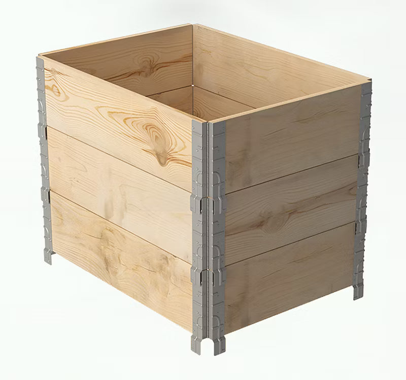 Palleramme Højbed 60x80 cm Træ 3 Stk.
