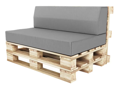 Pallesofa Hynde 120x78 cm Grå Vandtæt