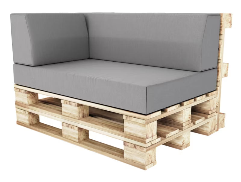 Pallesofa Hynder 120x78 cm Grå Vandtæt
