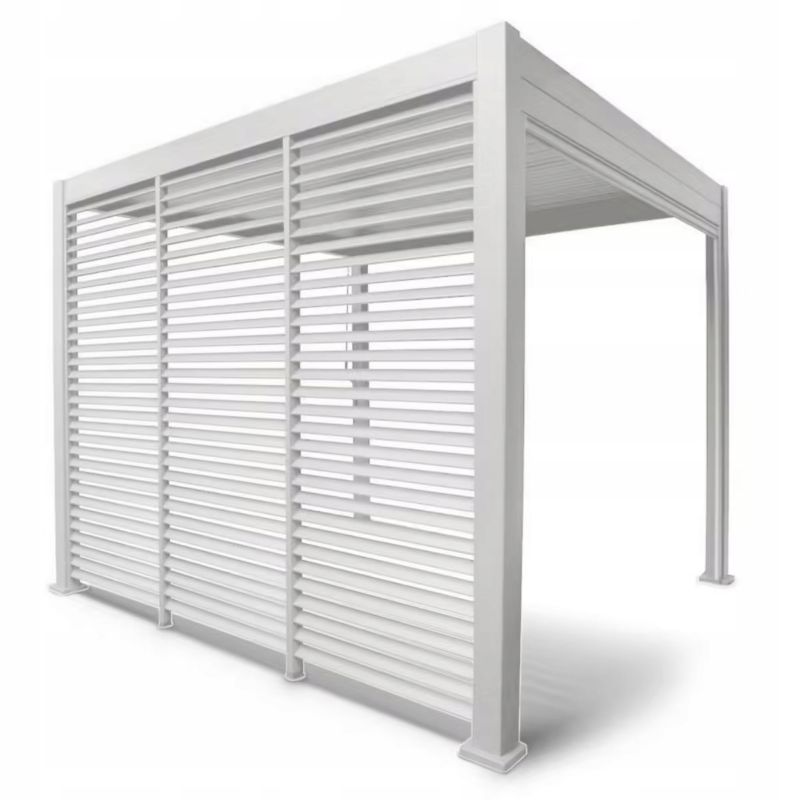 Panel Persienne Gutroof 123,5 cm Hvid Aluminium