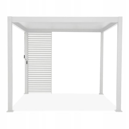 Panel Persienne Gutroof 123,5 cm Hvid Aluminium