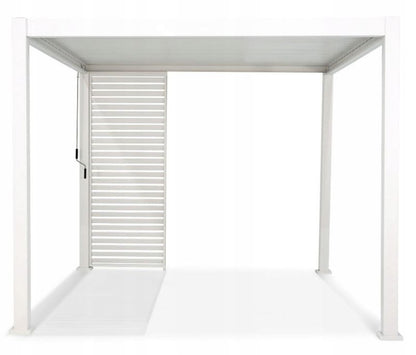 Panel Persienne Gutroof 123,5 cm Hvid Aluminium