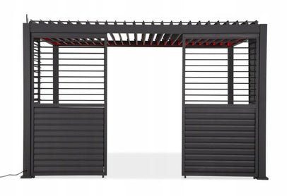 Panel Żaluzjowy Gutroof 123,5 cm Regulowany Osłona do Pergoli PREMIUM 4m 1 szt